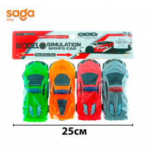 Машина в наборе-4шт. 4х 21.