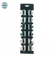 Набор заколок "Краб" в упаковке-12шт. 39-92