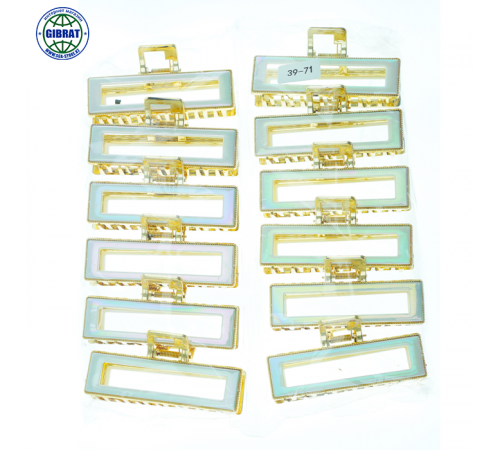 Набор заколок "Краб" в упаковке-12шт. 39-71