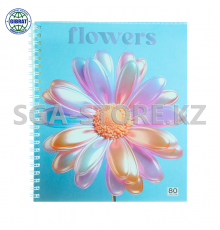 Тетрадь общая-А5, 80л, в клетку.