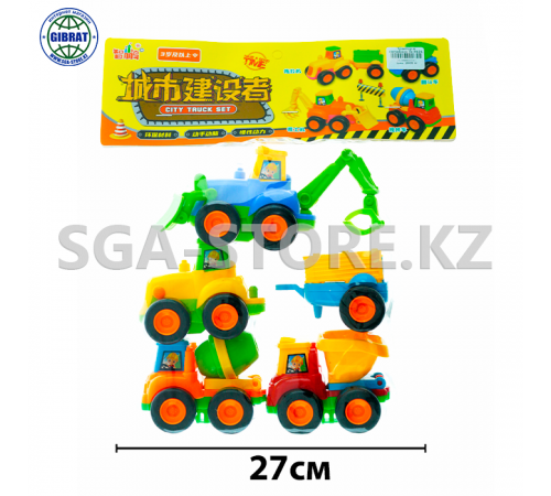 Машина Трактор в наборе-4шт. 8626.