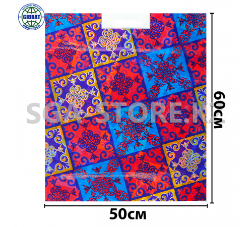 Пакет "Орнамент большой", 60х50см, в мешке 600шт. 999