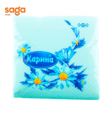 Салфетки бумажные Карина, 24*24см, 60шт.