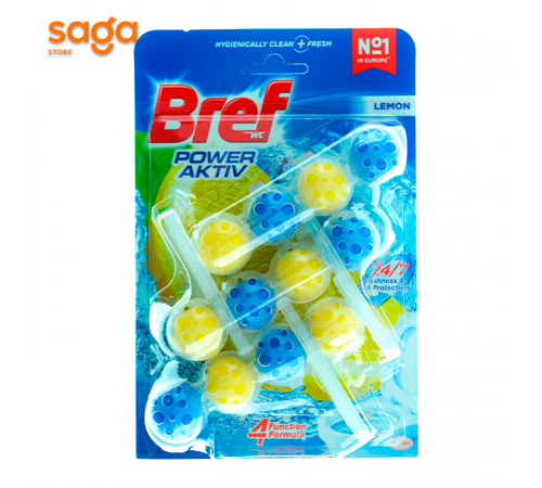 Блок для очищения унитаза Bref 3в1