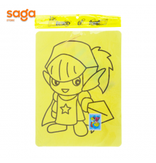 Раскраска/Боямак Жазу үлгі