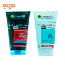 Гель скраб маска Чистая Кожа Garnier 150мл.