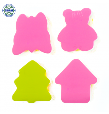 Бумага для записей/стикеры Фигурки, 350л.