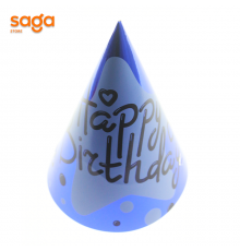 Колпачки "С днём рождения" Хром, цена за 10шт