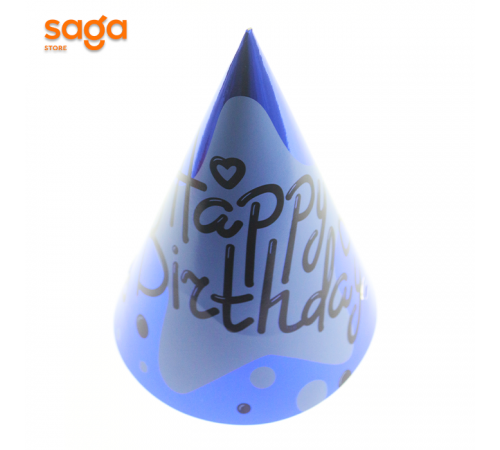 Колпачки "С днём рождения" Хром, цена за 10шт