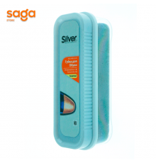 Крем Silver для обуви с губкой, бесцветный.