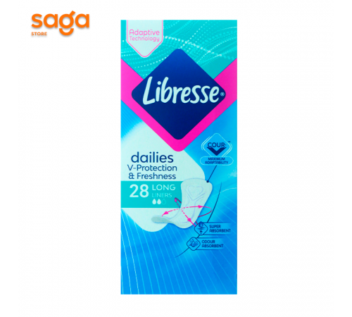 Прокладки Libresse, ежедневка, в упаковке-28шт.