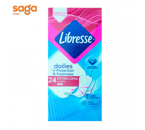 Прокладки Libresse, ежедневка, в упаковке-24шт.