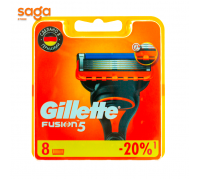 Сменные кассеты для GILLETTE бритья Fusion 5, в упаковке-8шт.