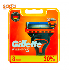 Сменные кассеты для GILLETTE бритья Fusion 5, в упаковке-8шт.