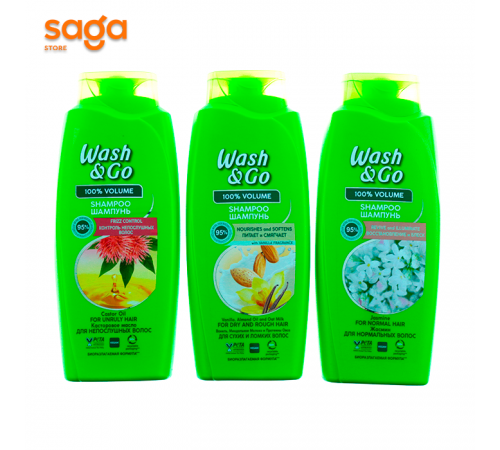 Шампунь Wash&Go 675мл