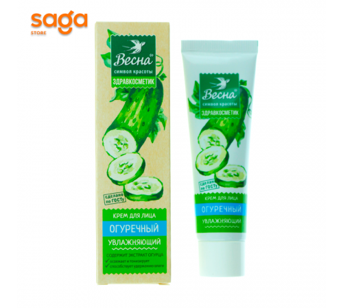 Крем для рук Весна огуречный, 40мл.