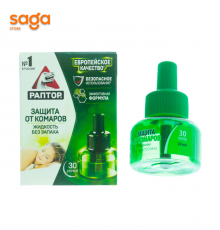 Жидкость от комаров для фумигатора Раптор-жидкость 30 ночей