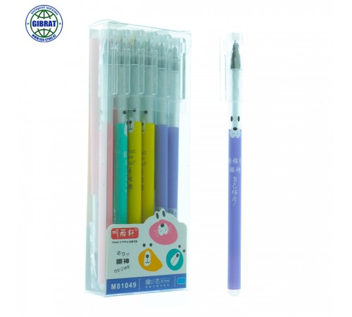 Ручка стираемая, синяя, в упаковке-12шт.  М 81049.