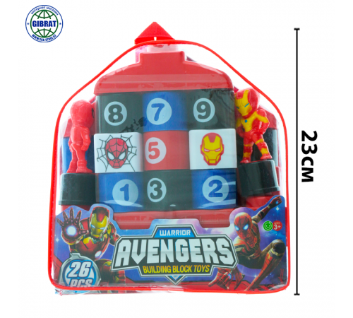 Конструктор Мстители в сумке 26 деталей, 6863. 368-42.612-2