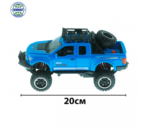 Машина Джип пикап 6х D700-01 8435.