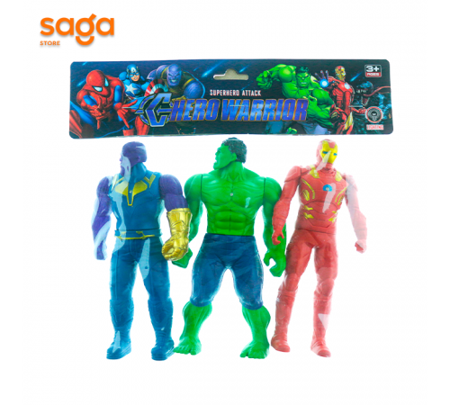 Фигурка Супергерои в пакете-3шт. 579-36