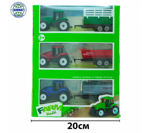 Машина Трактор в коробке-3х 798-А155.