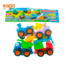 Машинка спецтехника в пакете-4шт. 8326.