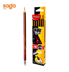 Карандаши простые "MAPED" чернографитные 851721. 1/12/240