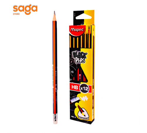 Карандаши простые "MAPED" чернографитные 851721. 1/12/240