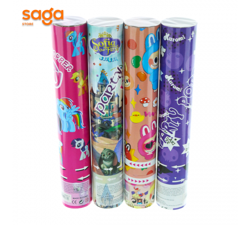 Хлопушка 30см дорогие "Золотое конфетти" конфетти 1/100