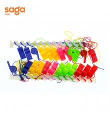 Свисток пластиковый разноцветный 966-13 цена за 24шт