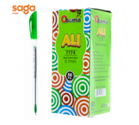 Ручка шариковая зеленый Обама ALI 7774. 50шт