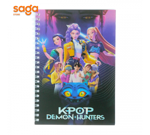 Блокнот детский пружина "KPOP" формат-А5-124 1/4/240