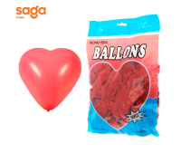 Шары надувные "Сердечки" BALLONS, в пачке-100шт. 1/200
