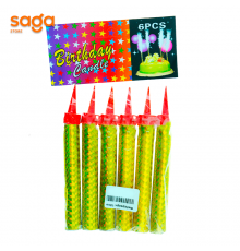 Свечи фейерверк для торта "Birthday Candle", 10см, в пачке-6шт.