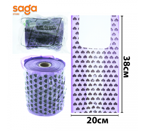 Пакеты/Майка "BAYSAT", 2-нан/200*380мм, 700гр, в мешке-18 рулонов.