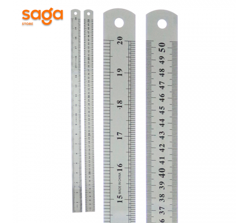 Линейка металлическая, длина-50см, 5055.