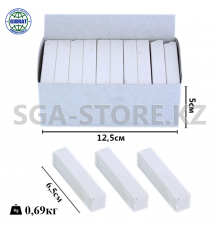 Мел школьный белый, в пачке-40шт, в коробке-28пачек.