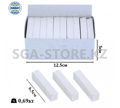 Мел школьный белый, в пачке-40шт, в коробке-28пачек.