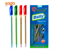 Ручка шариковая"Daily", синий, 0,7мм, в коробке-50шт.