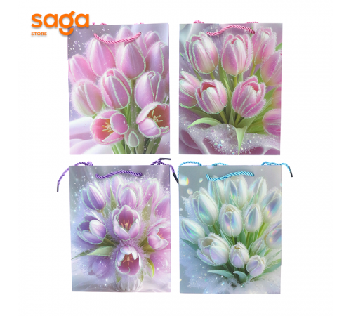 Пакет бумажный 18*23*8см 1/12/720