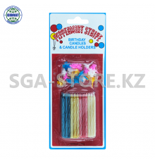 Свечи для торта, простые , в коробке-24шт, 576
