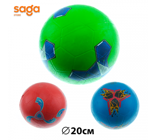 Мяч бесшовный, резиновый 2928-4