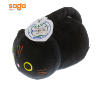 Кошка толстушка чёрная мягкая игрушка 1650