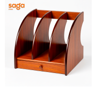 Лоток деревянный вертикальный на 3 секций, HX2008