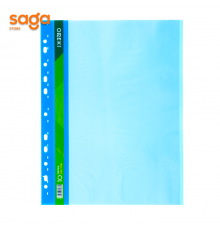 Файл L 10л (cиний) пластиковый, с вкладышами, 1/10/500