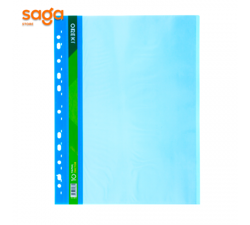 Файл L 10л (cиний) пластиковый, с вкладышами, 1/10/500