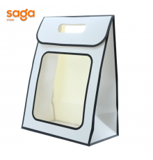 Пакет подарочный с окошком 22*30см F-1 1/12/720