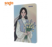 Блокнот на резинке, А5, в клетку, 2025-2 1/96