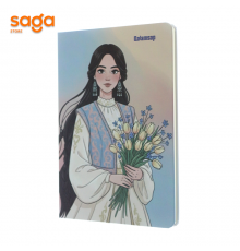 Блокнот на резинке, А5, в клетку, 2025-2 1/96